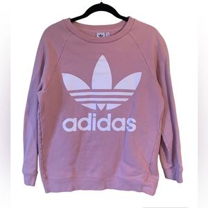 Adidas Women’s Pink Sweatshirt Size S